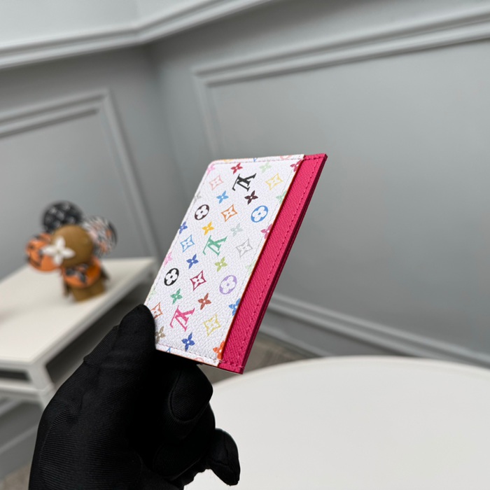 LOUIS VUITTON M13403 カードケース 村上隆コラボ ホワイトマルチ サイズ:11x7x0.5cm