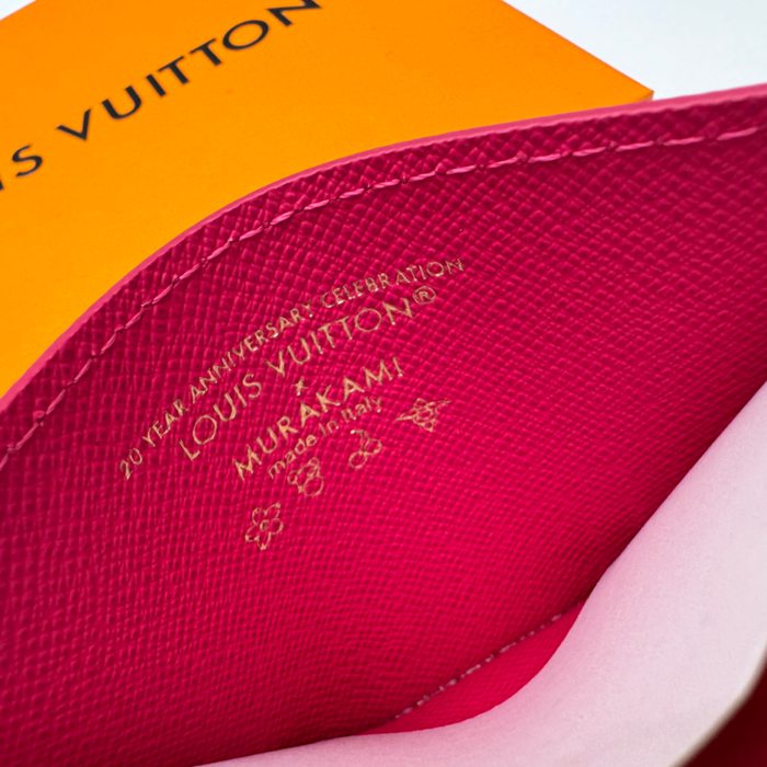 LOUIS VUITTON M13403 カードケース 村上隆コラボ ホワイトマルチ サイズ:11x7x0.5cm