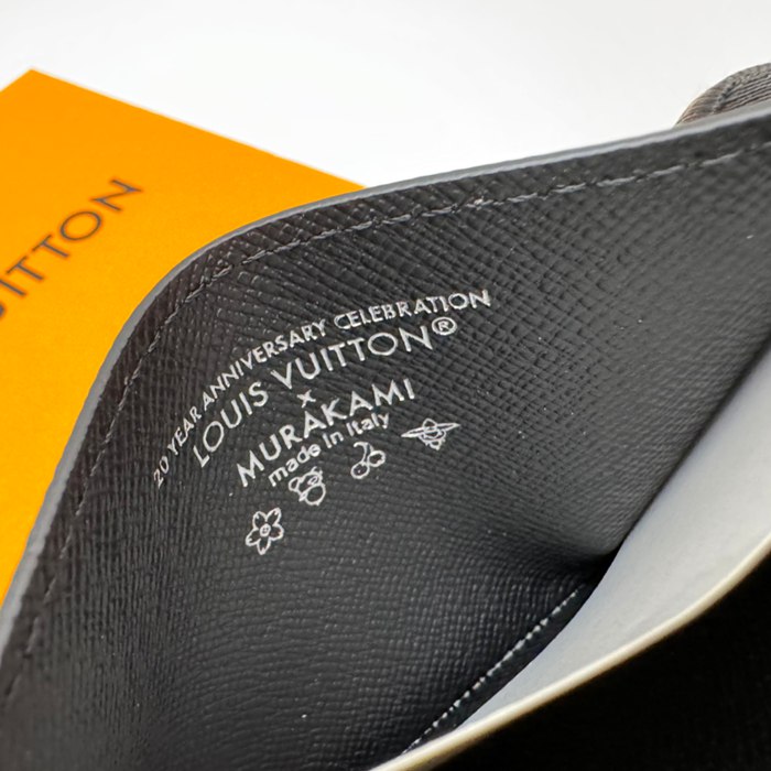 LOUIS VUITTON M13403 カードケース 村上隆コラボ ブラックマルチ サイズ:11x7x0.5cm