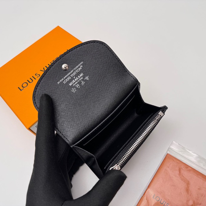 LOUIS VUITTON M13399 ロザリーゼロ財布 村上隆コラボ ブラックマルチ サイズ:11x8x2.5cm
