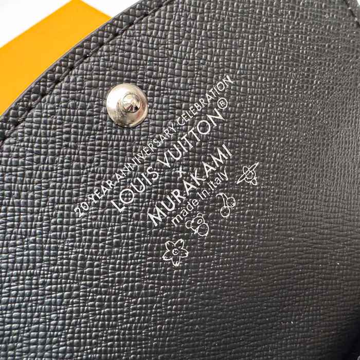 LOUIS VUITTON M13399 ロザリーゼロ財布 村上隆コラボ ブラックマルチ サイズ:11x8x2.5cm
