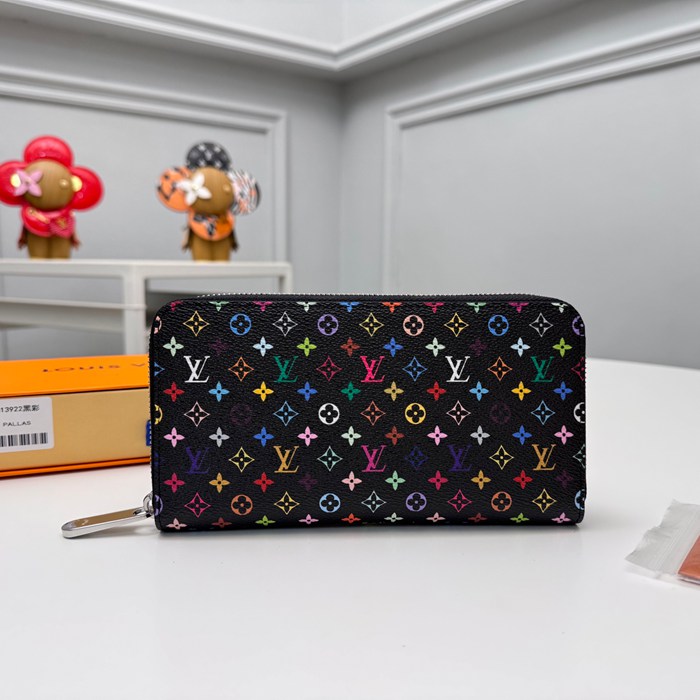 LOUIS VUITTON M13922 長財布 村上隆コラボ ブラックマルチ サイズ:19x10cm