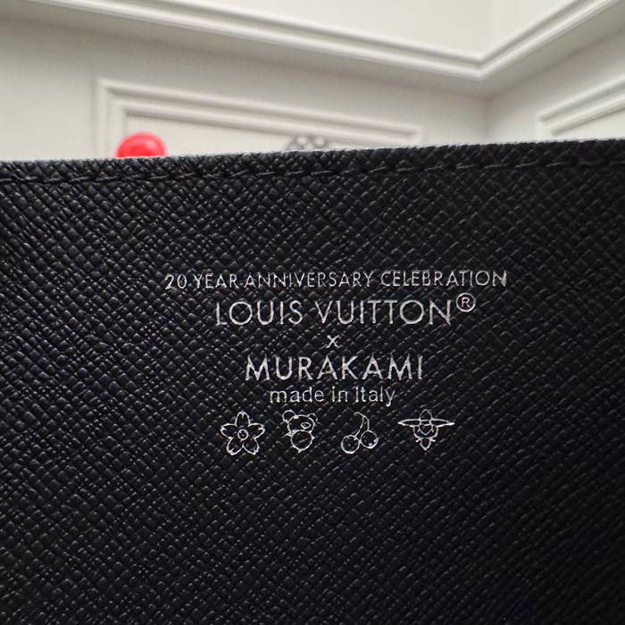 LOUIS VUITTON M13922 長財布 村上隆コラボ ブラックマルチ サイズ:19x10cm