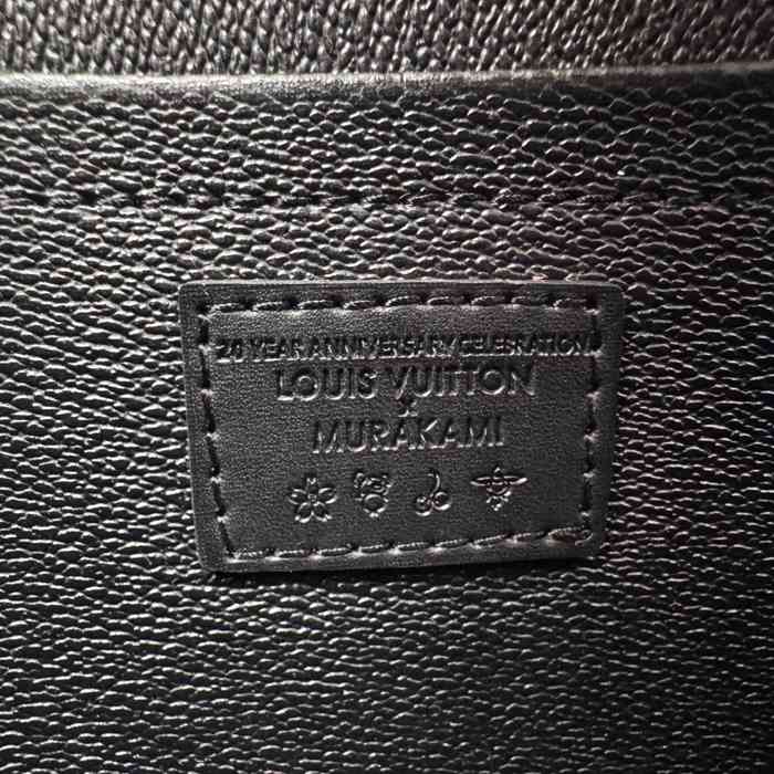 LOUIS VUITTON M13746 コスメボックス 村上隆コラボ ブラックマルチ サイズ:25x20x5.5cm