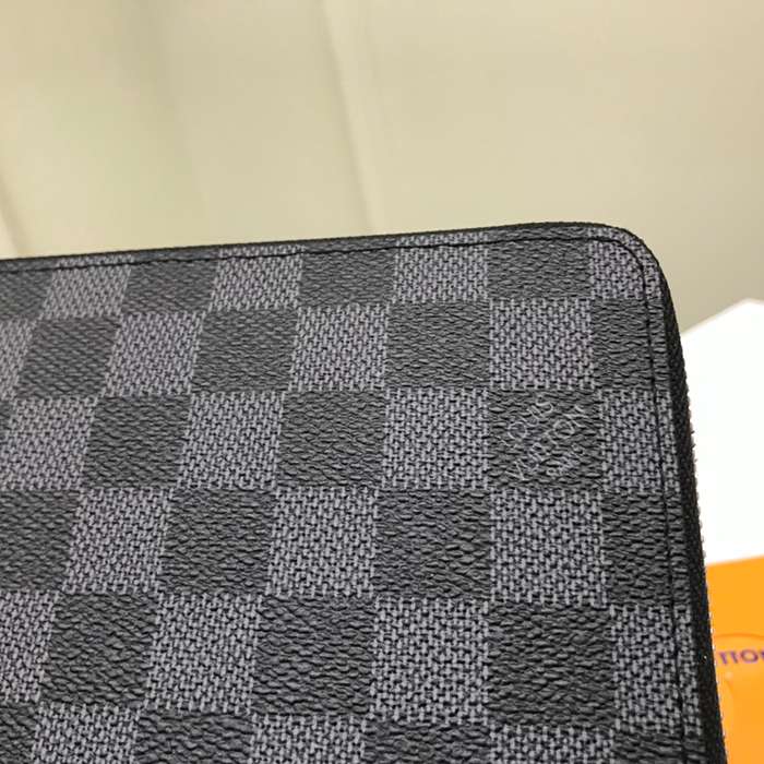 LOUIS VUITTON N60111 ジッピーオーガナイザー ダミエグラファイト サイズ:21x12cm
