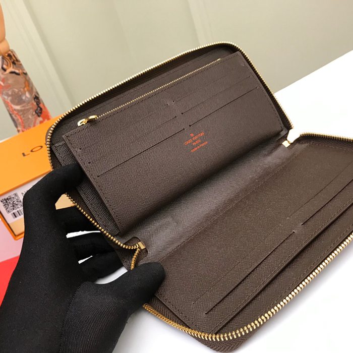 LOUIS VUITTON N63502 ジッピーオーガナイザー ダミエエベン サイズ:21x12cm