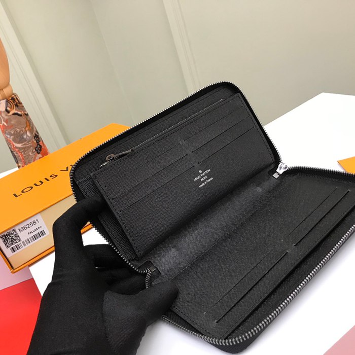 LOUIS VUITTON M62581 ジッピーオーガナイザー モノグラムエクリプス サイズ:21x12cm