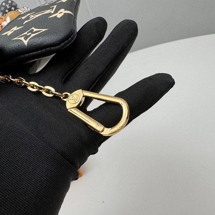 LOUIS VUITTON M80885 キーゼロ財布 モノグラムアンプラント ブラック サイズ:12x7x1.5cm