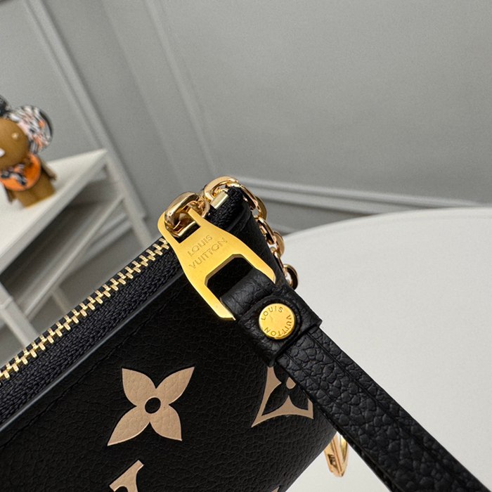 LOUIS VUITTON M80885 キーゼロ財布 モノグラムアンプラント ブラック サイズ:12x7x1.5cm