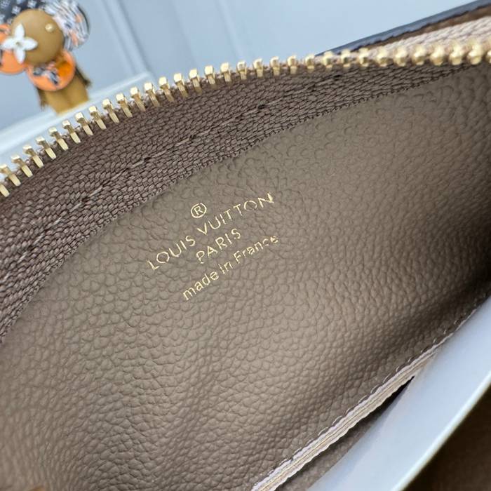LOUIS VUITTON M80885 キーゼロ財布 モノグラムアンプラント ベージュ サイズ:12x7x1.5cm