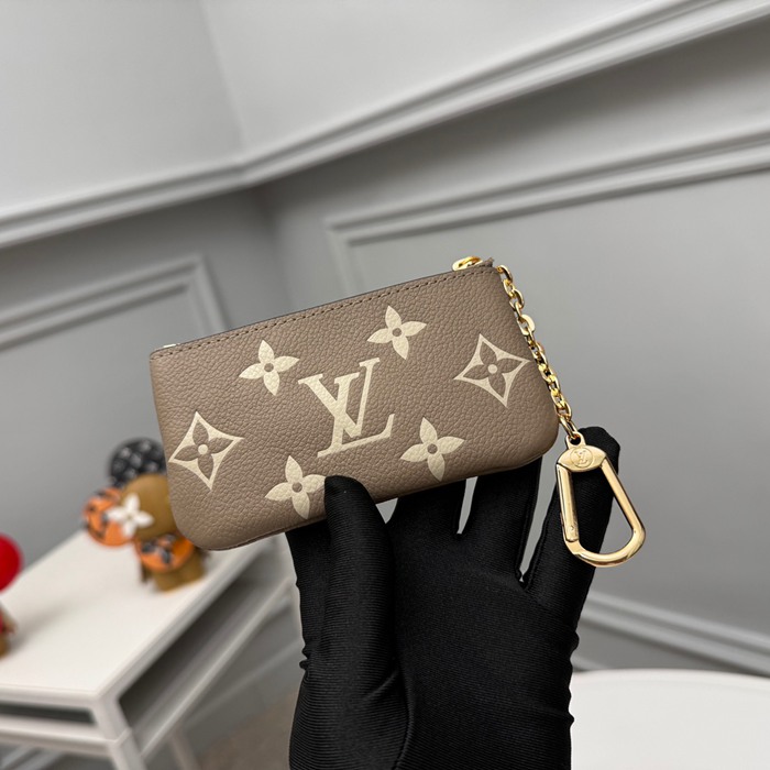 LOUIS VUITTON M80885 キーゼロ財布 モノグラムアンプラント ベージュ サイズ:12x7x1.5cm