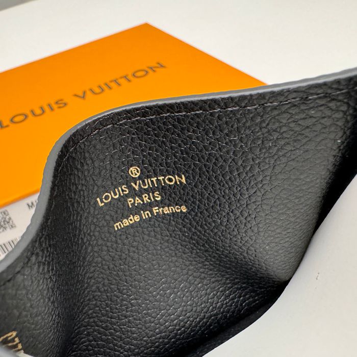 LOUIS VUITTON M81022 名刺ケース モノグラムアンプラント ブラック サイズ:11x7.5x0.4cm