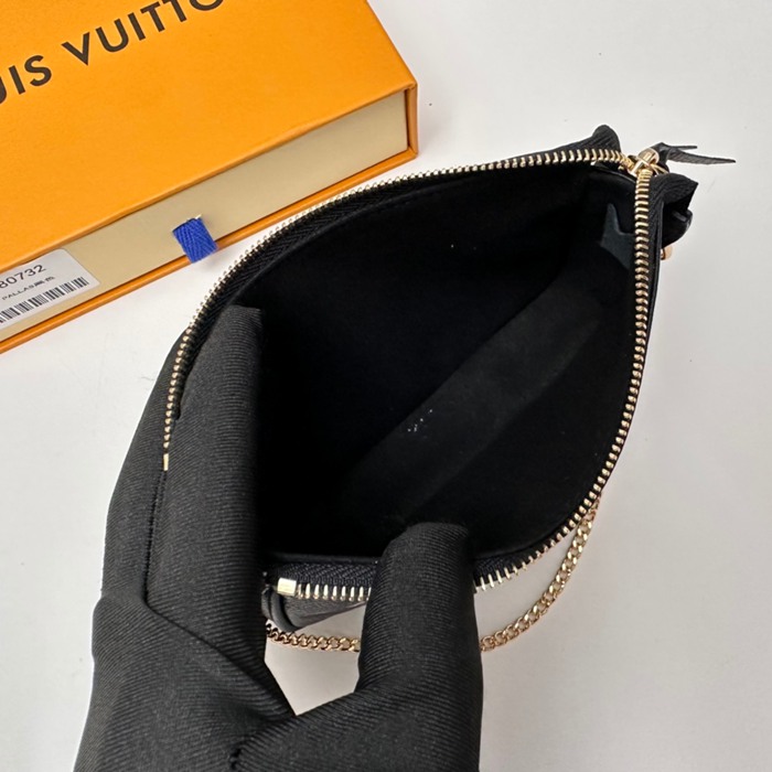 LOUIS VUITTON M80732 ミニポシェット アクセサリー モノグラムアンプラント ブラック サイズ:15.5x10.5cm
