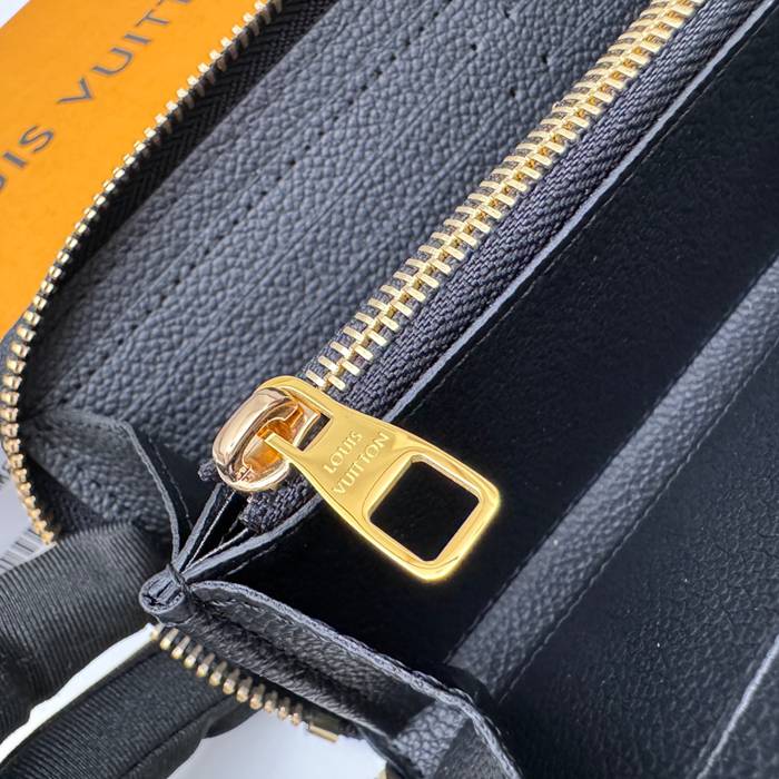 LOUIS VUITTON M82338 クレマンス長財布 モノグラムアンプラント ブラック サイズ:20x9cm