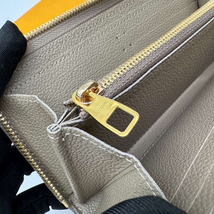 LOUIS VUITTON M82338 クレマンス長財布 モノグラムアンプラント ベージュ サイズ:20x9cm