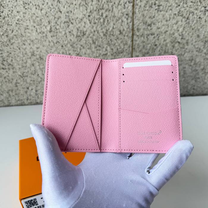 LOUIS VUITTON M26800 ポケットオーガナイザー モノグラム スケボー ピンク サイズ:5x11.1cm