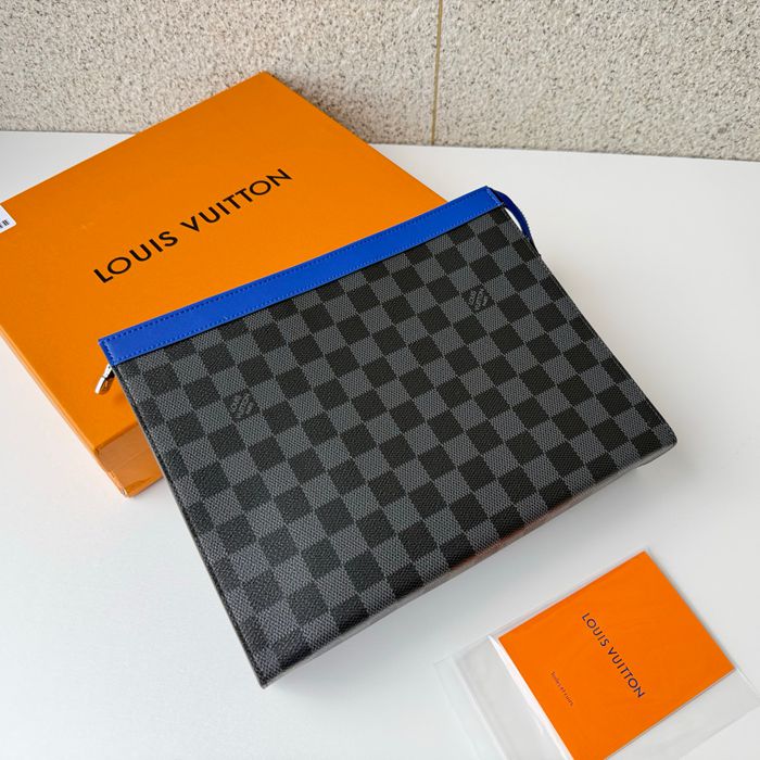 LOUIS VUITTON M00088 ポシェット ボヤージュMM ダミエグラファイト サイズ:26x20cm
