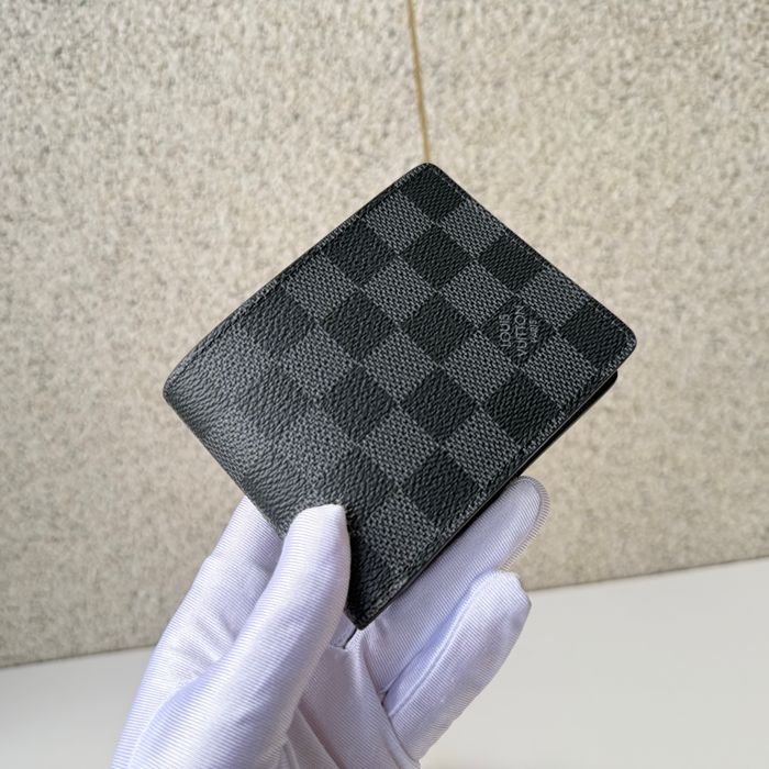 LOUIS VUITTON N00091 短財布 ダミエグラファイト サイズ:11.5x9cm