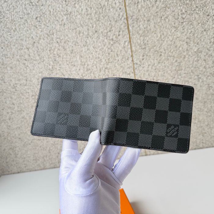 LOUIS VUITTON N00091 短財布 ダミエグラファイト サイズ:11.5x9cm