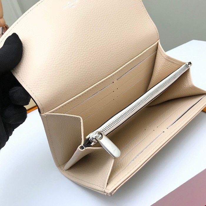 LOUIS VUITTON M60177 イリス長財布 モノグラムレース ホワイト サイズ:19x12cm