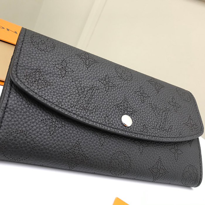 LOUIS VUITTON M60143 イリス長財布 モノグラムレース ブラック サイズ:19x12cm
