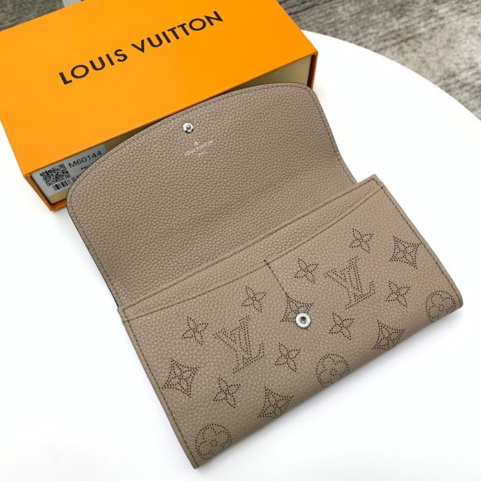 LOUIS VUITTON M60144 イリス長財布 モノグラムレース グレー サイズ:19x12cm