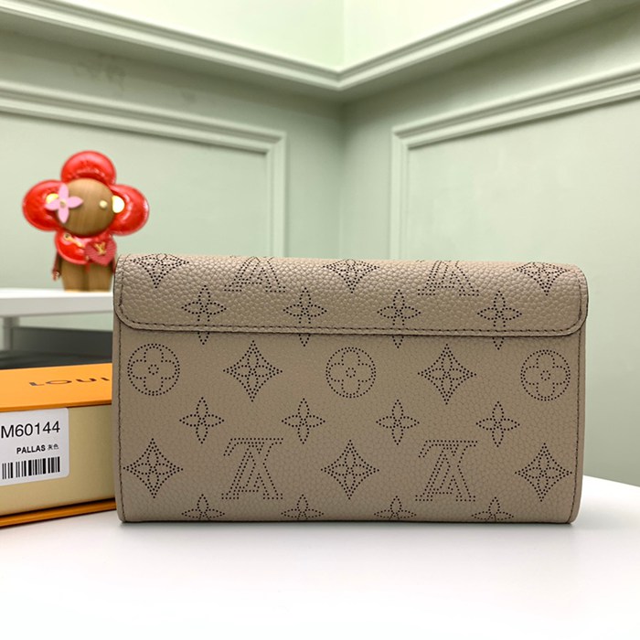 LOUIS VUITTON M60144 イリス長財布 モノグラムレース グレー サイズ:19x12cm