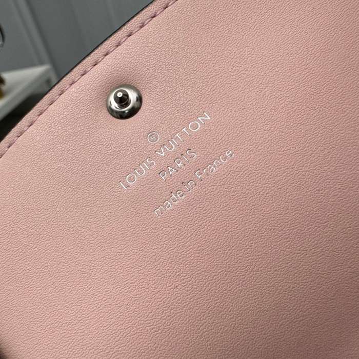 LOUIS VUITTON M82757 イリス短財布 モノグラムレース ピンク サイズ:12x9.5cm