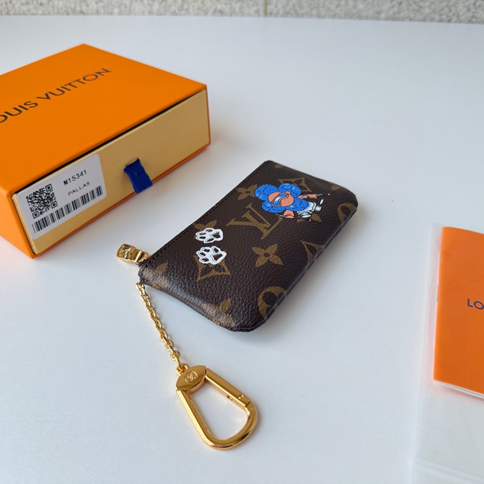 LOUIS VUITTON M15341 ポシェット クレ ゼロ財布 ヴィヴィエンヌ サイズ:12x7x1.5cm