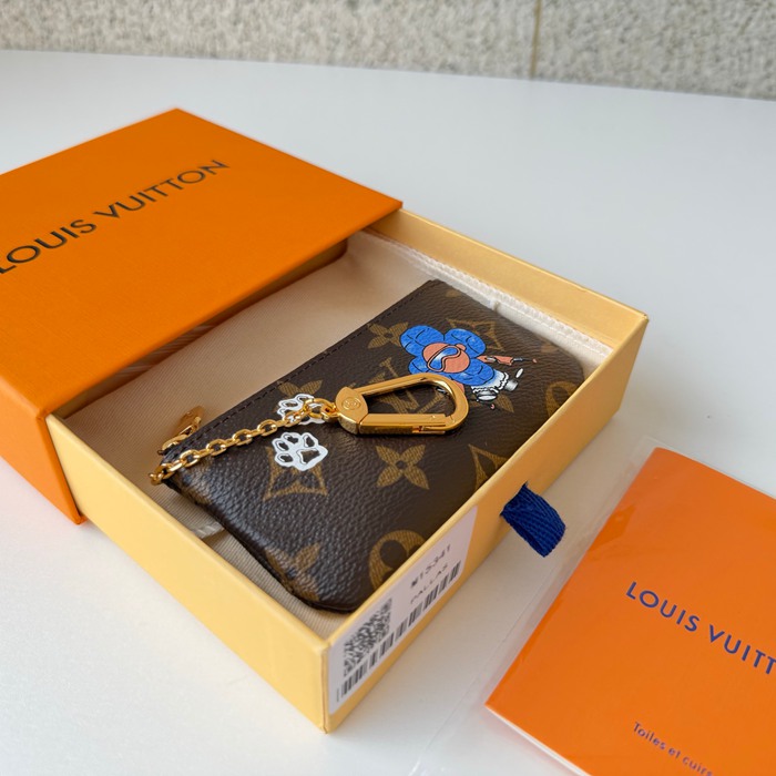 LOUIS VUITTON M15341 ポシェット クレ ゼロ財布 ヴィヴィエンヌ サイズ:12x7x1.5cm
