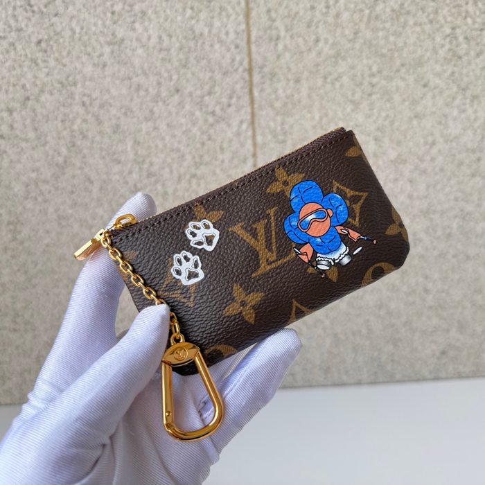 LOUIS VUITTON M15341 ポシェット クレ ゼロ財布 ヴィヴィエンヌ サイズ:12x7x1.5cm