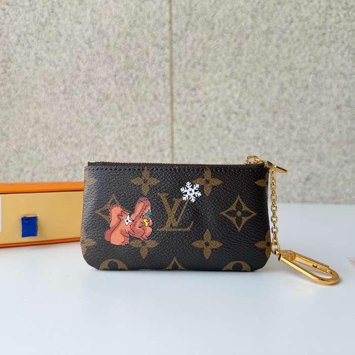 LOUIS VUITTON M15341 ポシェット クレ ゼロ財布 ヴィヴィエンヌ サイズ:12x7x1.5cm