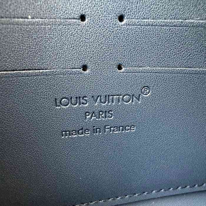 LOUIS VUITTON M25959 ジッピー長財布 ホリゾンタル LVエアログラム ブルー サイズ:21x10x2.5cm
