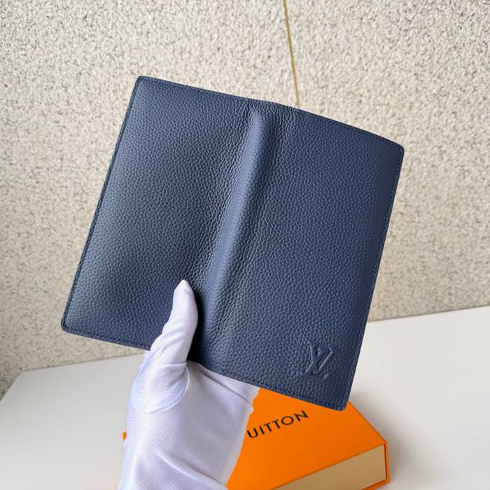 LOUIS VUITTON M25978 ブラッザ長財布 LVエアログラム ブルー サイズ:19x10cm
