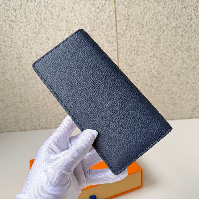 LOUIS VUITTON M25978 ブラッザ長財布 LVエアログラム ブルー サイズ:19x10cm
