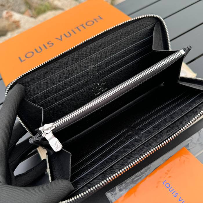 LOUIS VUITTON N00056 ジッピー長財布 ホリゾンタル ダミエグラファイト サイズ:21x2.5x10cm
