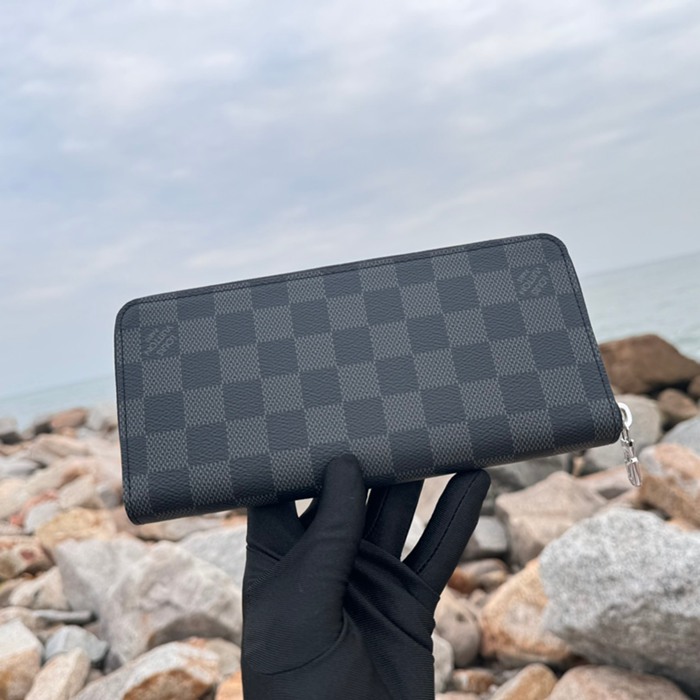 LOUIS VUITTON N00056 ジッピー長財布 ホリゾンタル ダミエグラファイト サイズ:21x2.5x10cm
