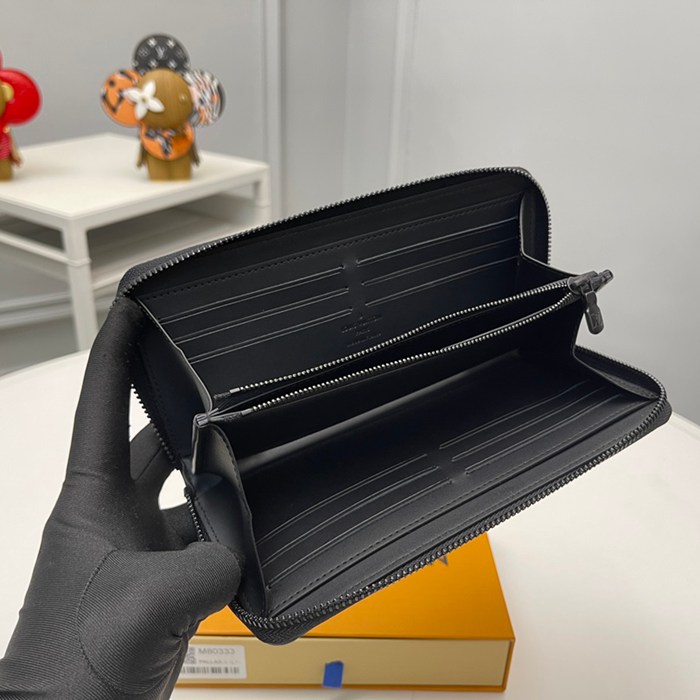 LOUIS VUITTON M80333 ジッピー長財布 ホリゾンタル モノグラムシャドウ サイズ:21x2.5x10cm