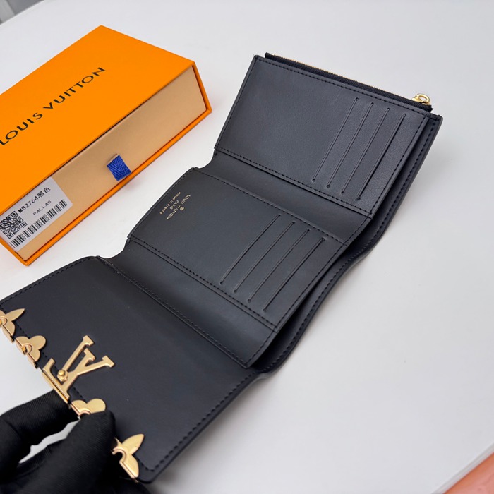 LOUIS VUITTON M82764 カピシーヌ コンパクト財布 ブラック サイズ:13.5x9.5cm