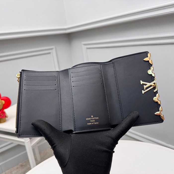 LOUIS VUITTON M82764 カピシーヌ コンパクト財布 ブラック サイズ:13.5x9.5cm