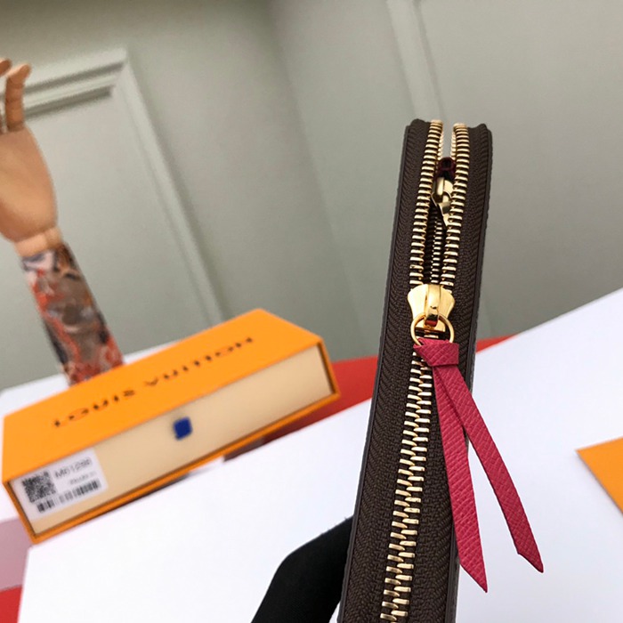 LOUIS VUITTON M60742 クレマンス長財布 モノグラム ピンク サイズ:19cm