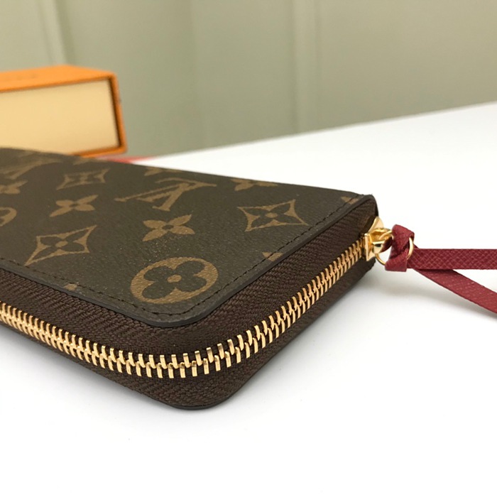 LOUIS VUITTON M60742 クレマンス長財布 モノグラム パープル サイズ:19cm