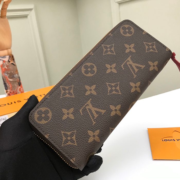 LOUIS VUITTON M60742 クレマンス長財布 モノグラム パープル サイズ:19cm