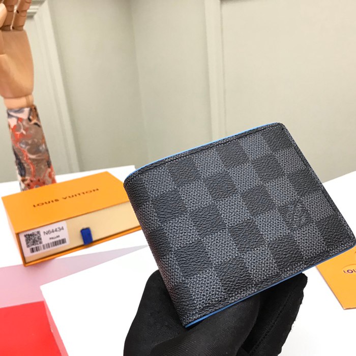 LOUIS VUITTON N64434 短財布 ダミエグラファイト サイズ:11.5cm