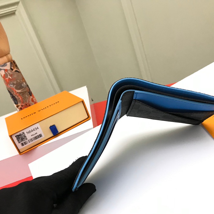 LOUIS VUITTON N64434 短財布 ダミエグラファイト サイズ:11.5cm