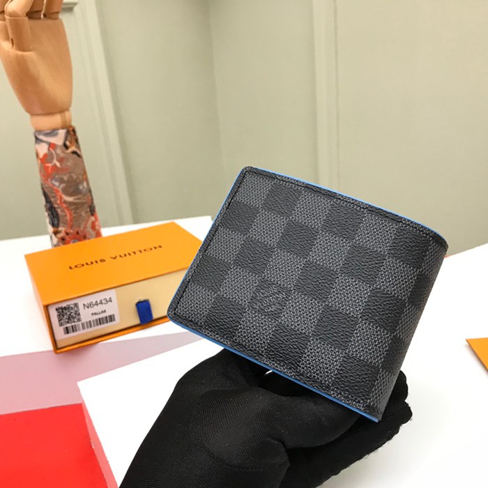 LOUIS VUITTON N64434 短財布 ダミエグラファイト サイズ:11.5cm