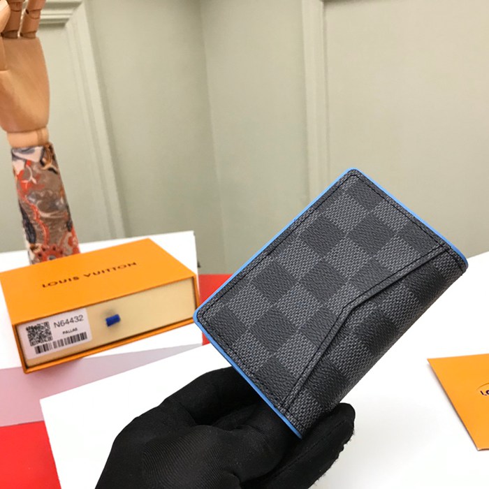 LOUIS VUITTON N64432 ポケットオーガナイザー ダミエグラファイト サイズ:11x7.5cm