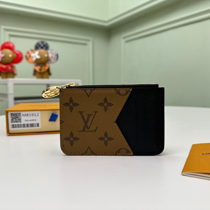 LOUIS VUITTON M81912 ロミーカードケース モノグラム イエローフラワー サイズ:12x8x0.8cm