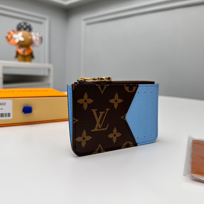 LOUIS VUITTON M83602 ロミーカードケース モノグラム ブルー サイズ:12x8x0.8cm