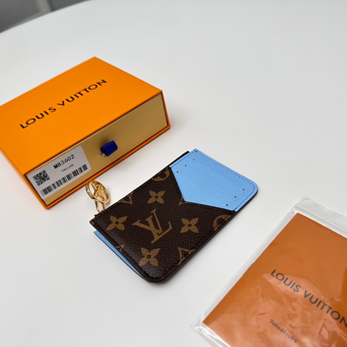 LOUIS VUITTON M83602 ロミーカードケース モノグラム ブルー サイズ:12x8x0.8cm